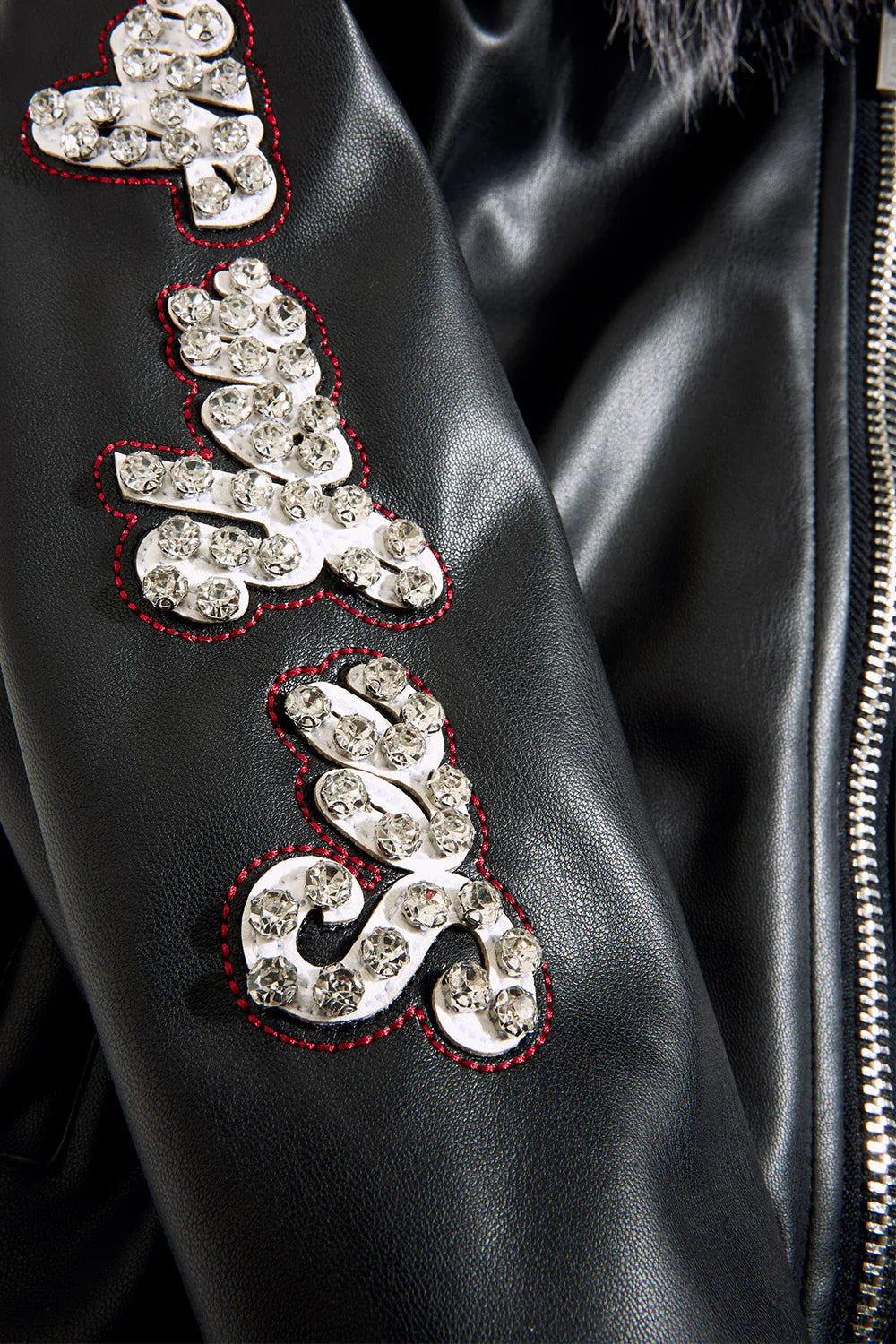 Kids Windy City Hooded Bomber Jacket (Black)