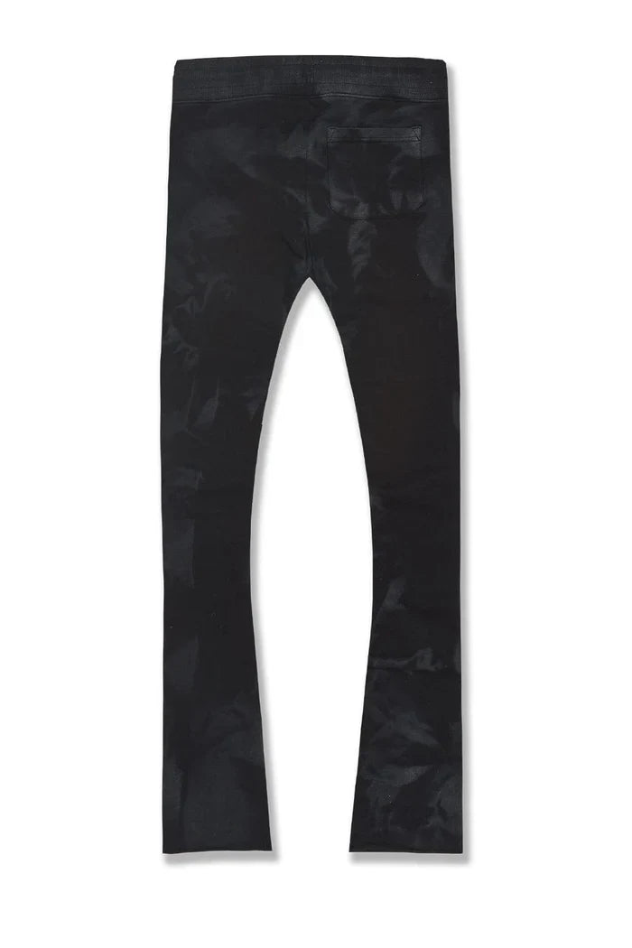Surfside Stacked Sweatpants - Black