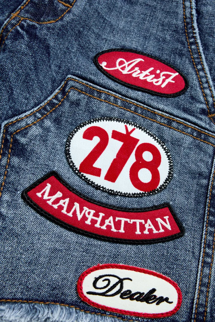 Kids The Re-Up Denim Shorts (Aged Wash)