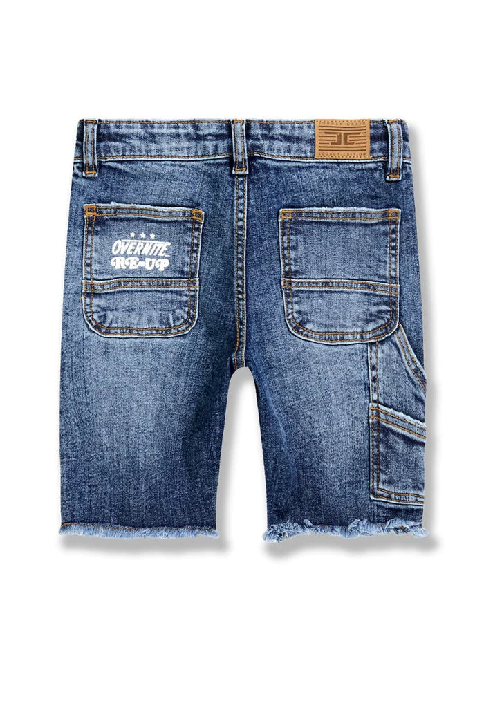 Kids The Re-Up Denim Shorts (Aged Wash)