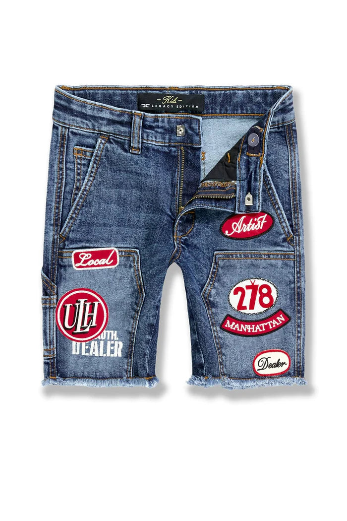Kids The Re-Up Denim Shorts (Aged Wash)