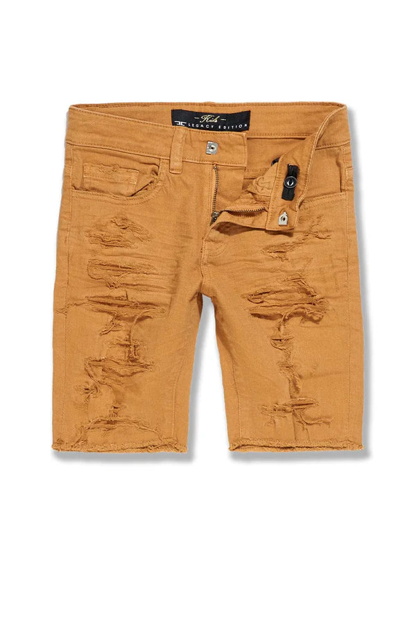 Kids Tulsa Twill Shorts- Summer Wheat