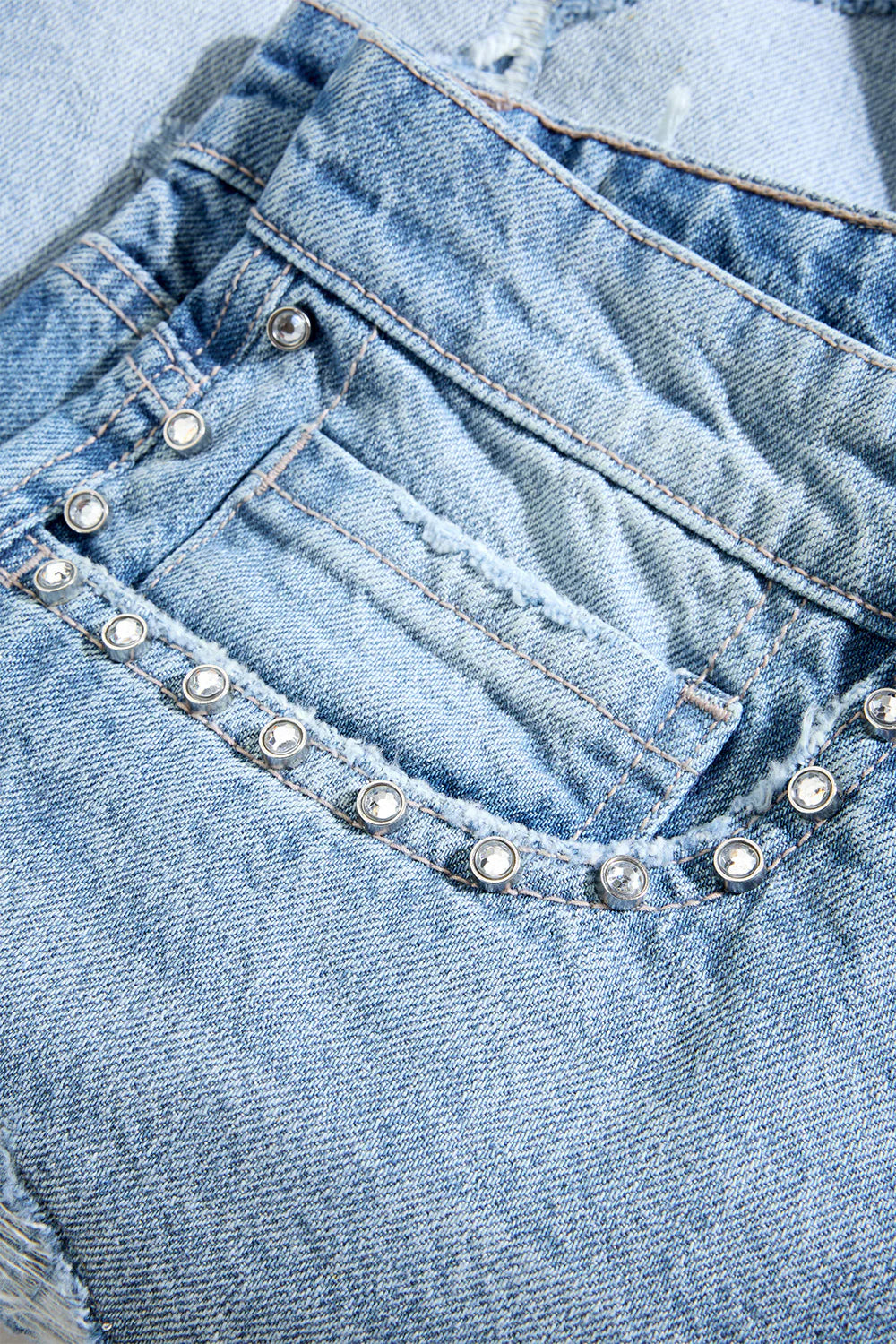 Heavy Metal Denim Shorts - Arctic Wash