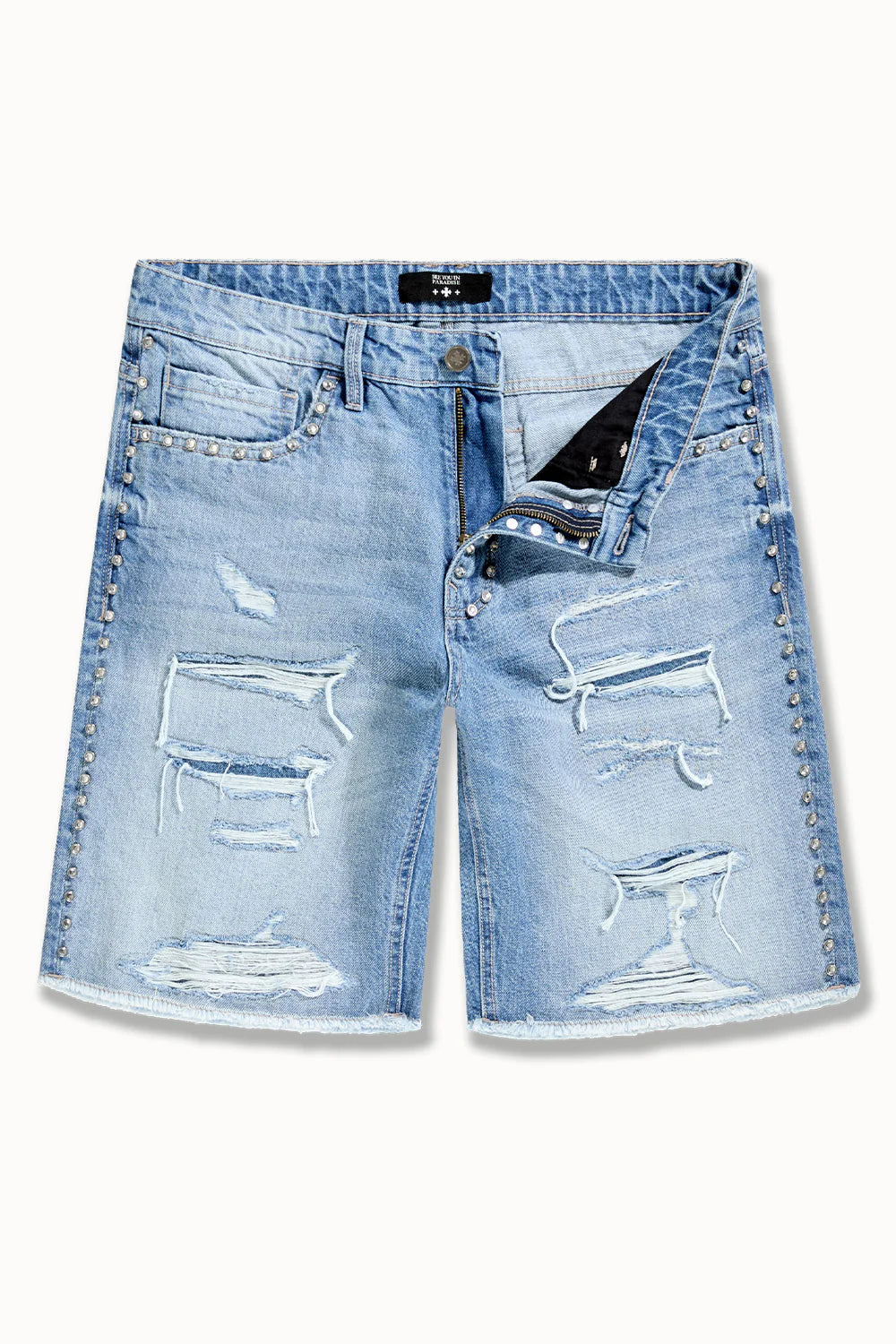 Heavy Metal Denim Shorts - Arctic Wash