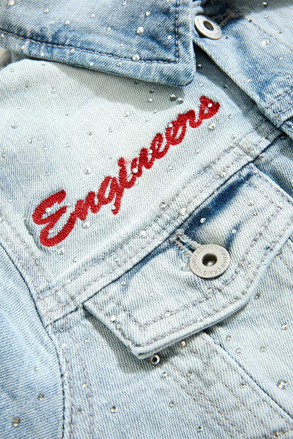 Kids Local Dealer Trucker Jacket (Iced White)