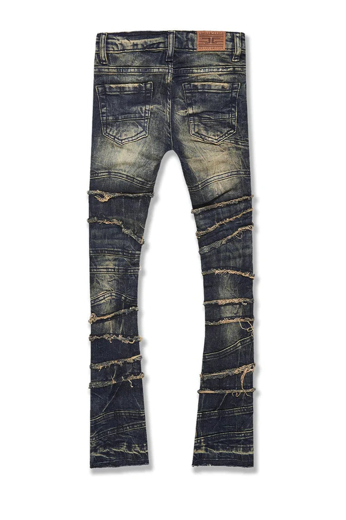 Kids Stacked Elm Street Denim (Dark Vintage)