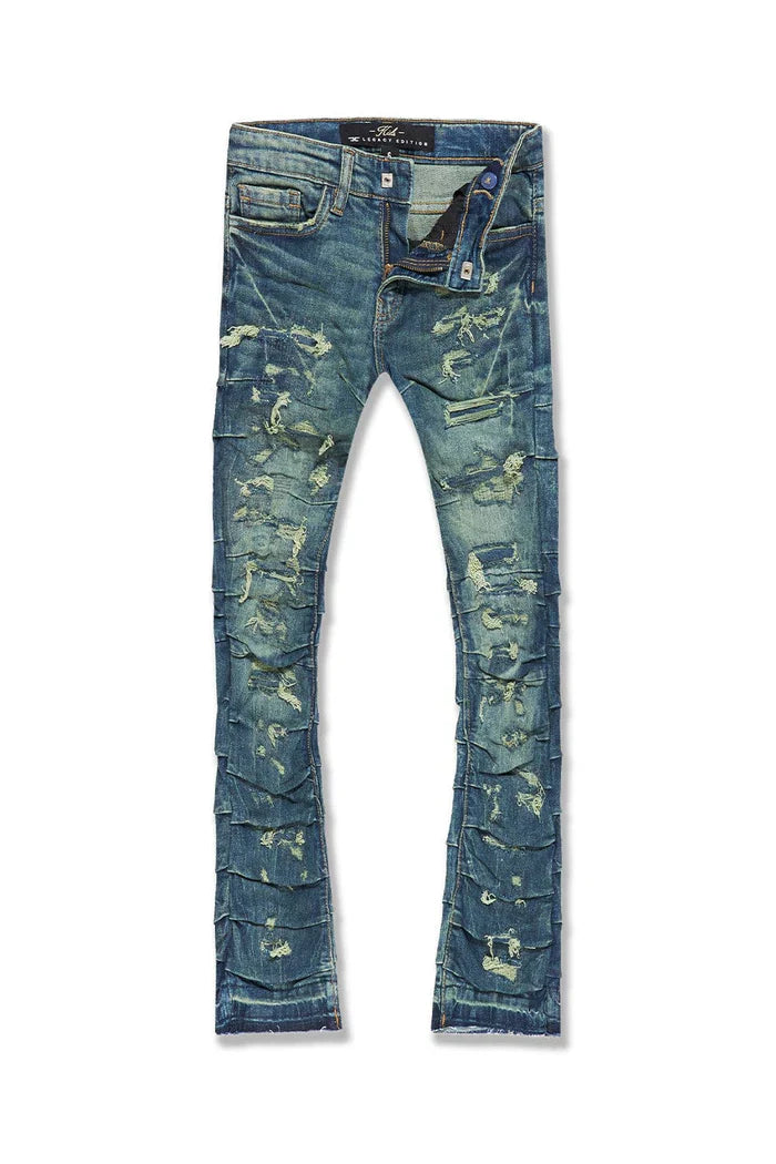 Martin Stacked - Ripple Effect Denim- Lager