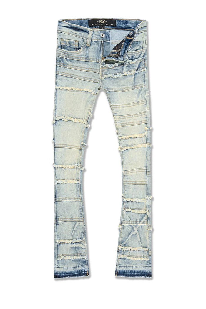 Kids Stacked Jason Denim (Iced Lager)