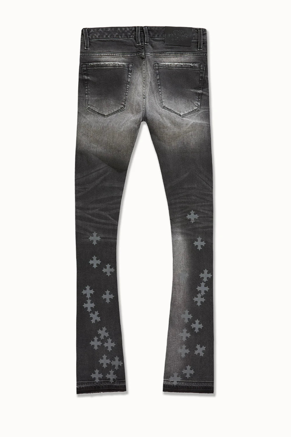 Super Skinny Stacked Forbidden Fruit Denim (Black Shadow)