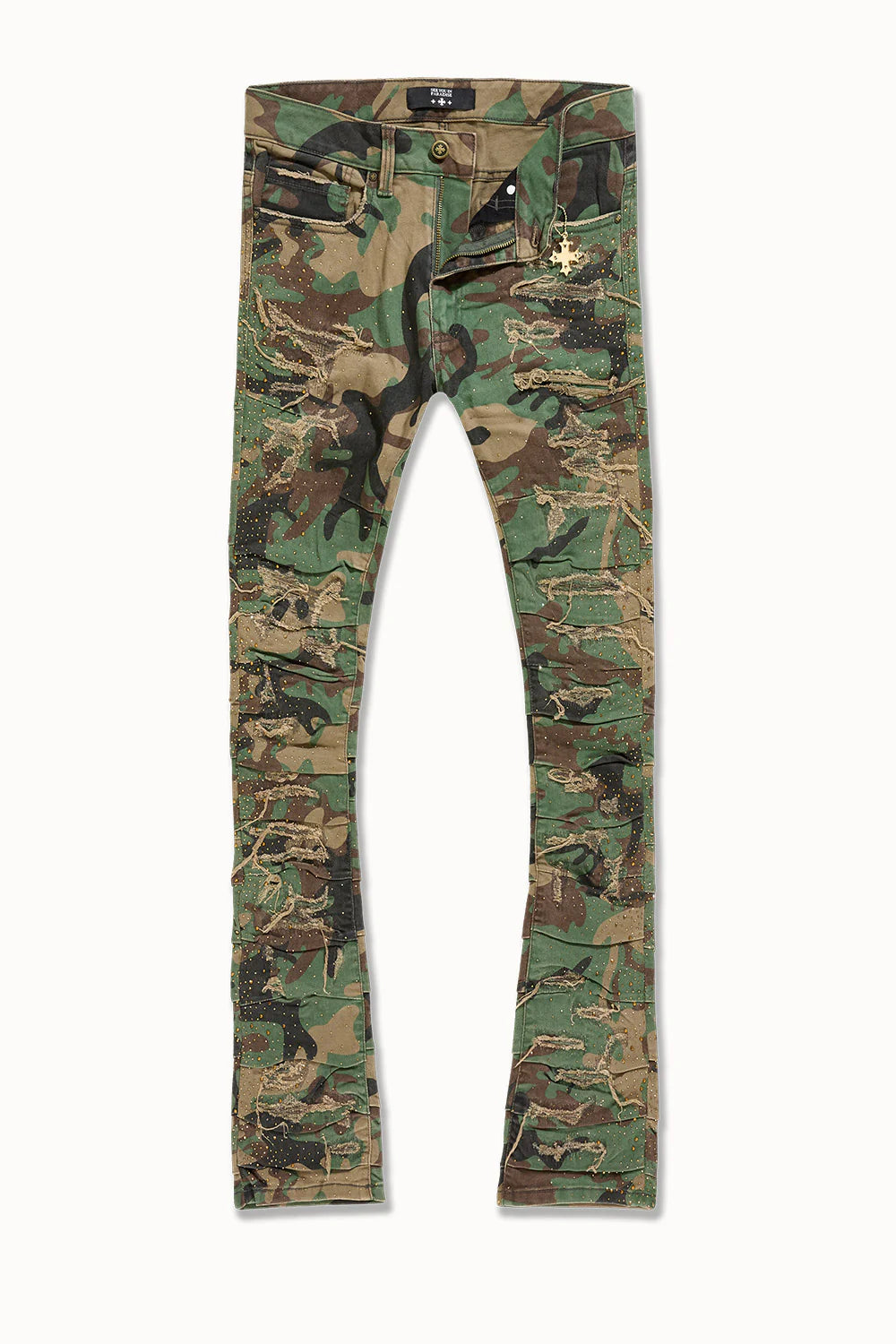 Super Skinny Stacked Brilliance Denim (Vintage Camo)