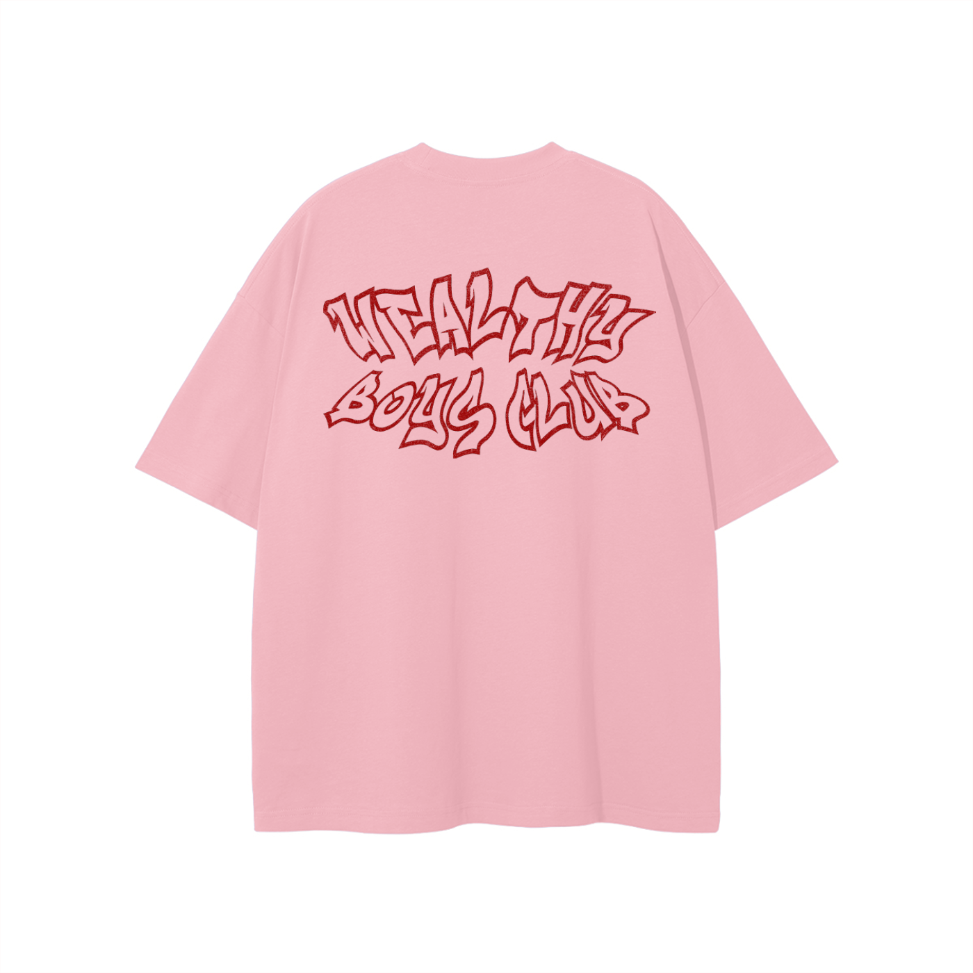 Wealthy Boys Heart Tee - Pink