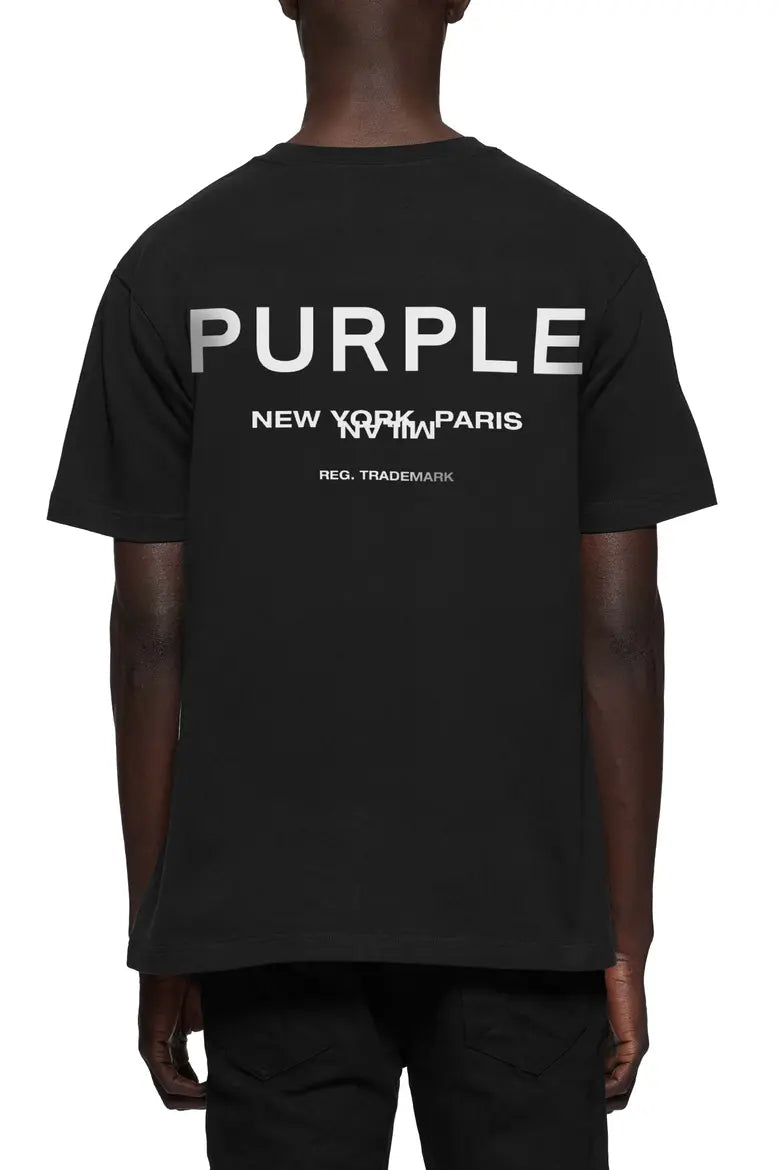 Heavyweight Jersey Graphic T-Shirt - Black