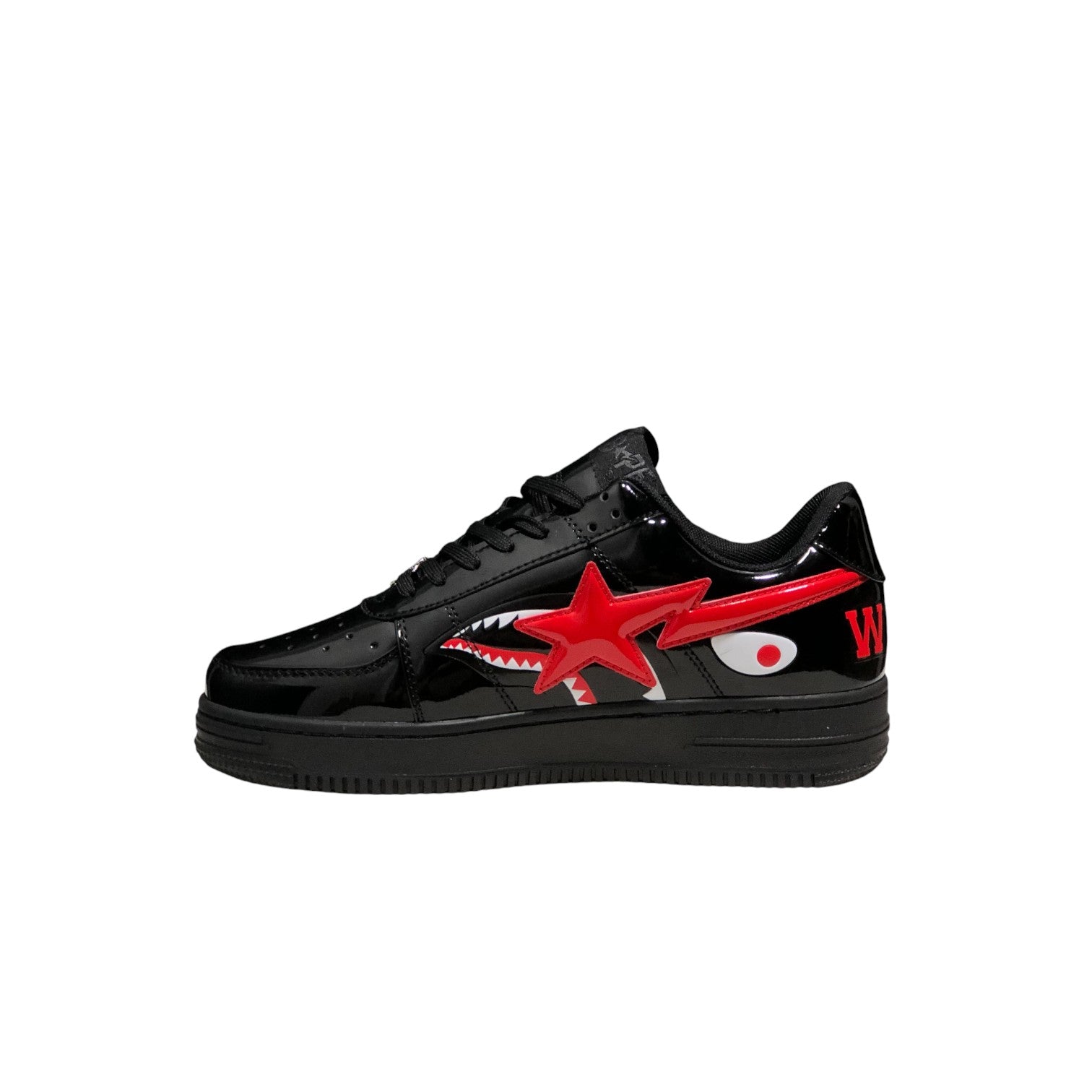 A BATHING APE®︎ BAPE STA Low Shark "Black"