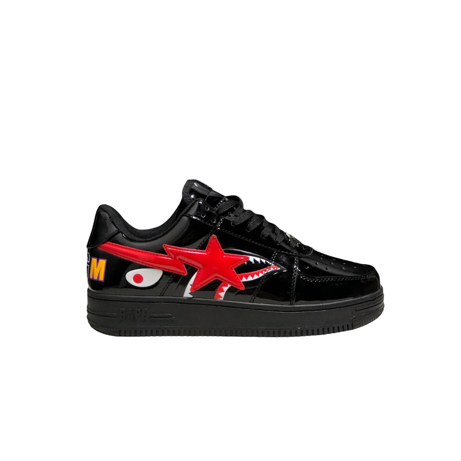 A BATHING APE®︎ BAPE STA Low Shark "Black"