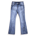 RST-6028 GREY REELISTIK DIAMOND FLARED DENIM