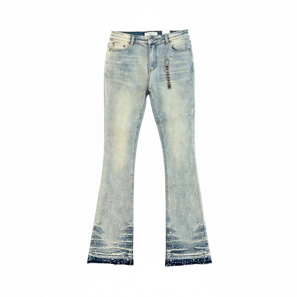 RST-1212 TNBLU - DIAMOND STACKED PREMIUM DENIM