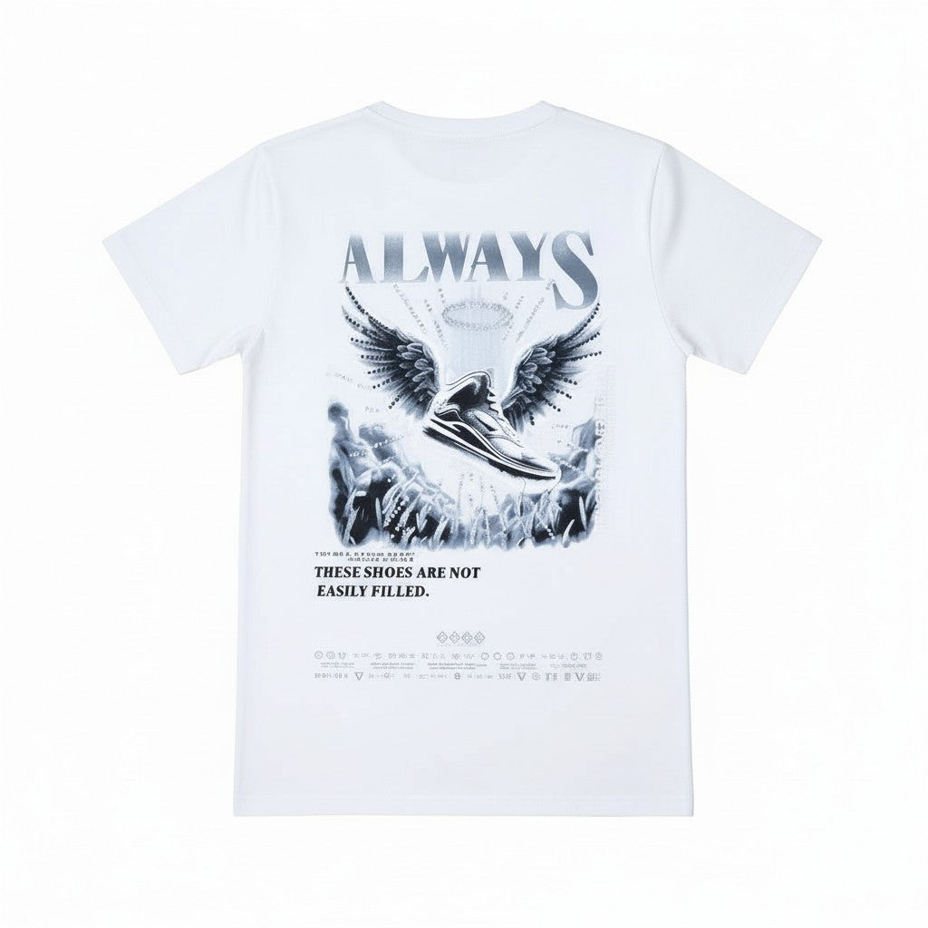 KIDS ALWAYS FLYING HIGH STONED OUT  SHIRT - WHITE