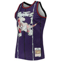 Men's Toronto Raptors Tracy McGrady Mitchell & Ness Purple 1996-97 Hardwood Classics NBA 75th Anniversary Diamond Swingman Jersey