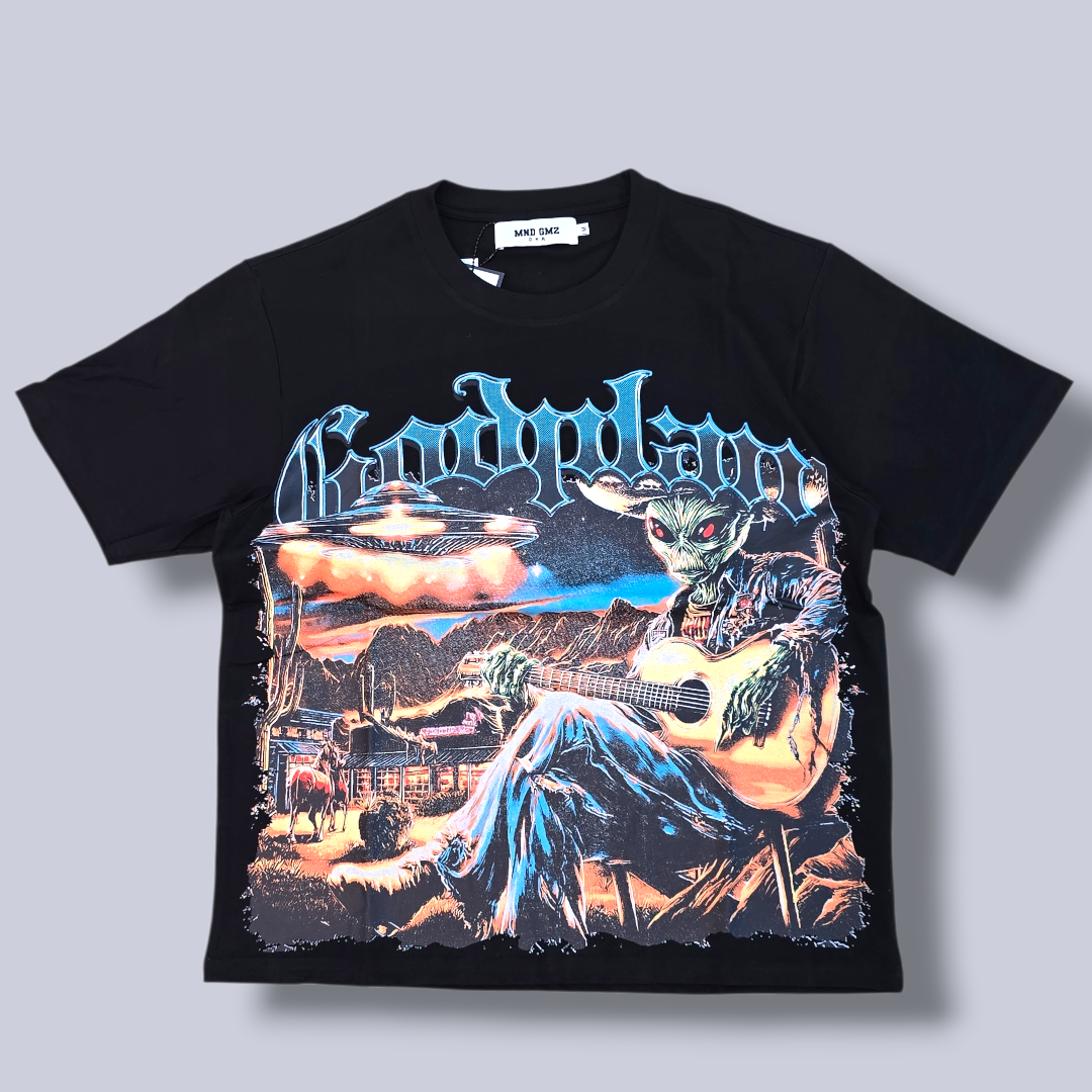 FEAR NO MAN TEE - BLACK