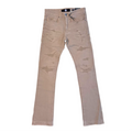 Martin Stacked Denim - Khaki