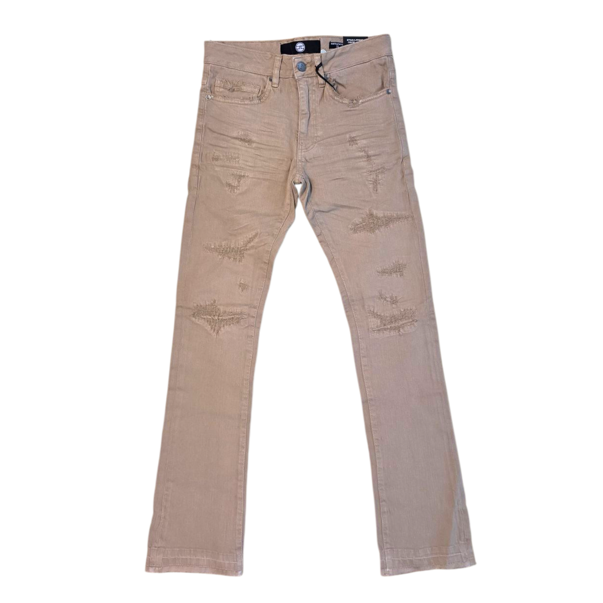 Martin Stacked Denim - Khaki