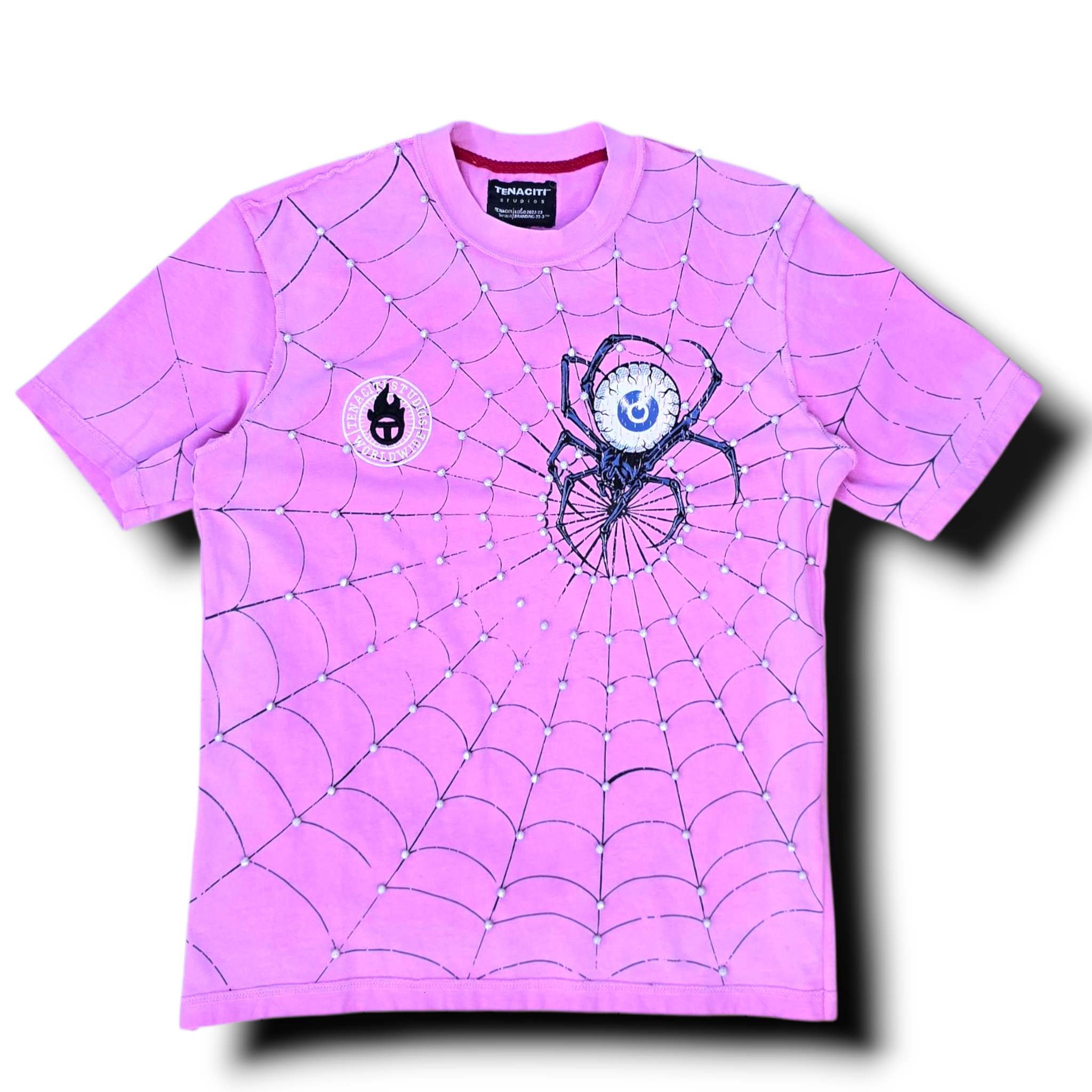 SPIDER KING TEE - PINK