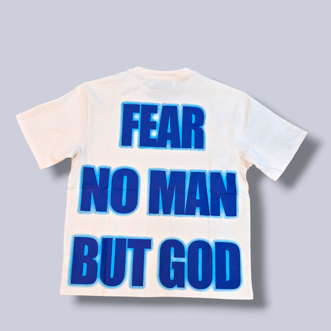 NYC FEAR NO MAN TEE - TAN