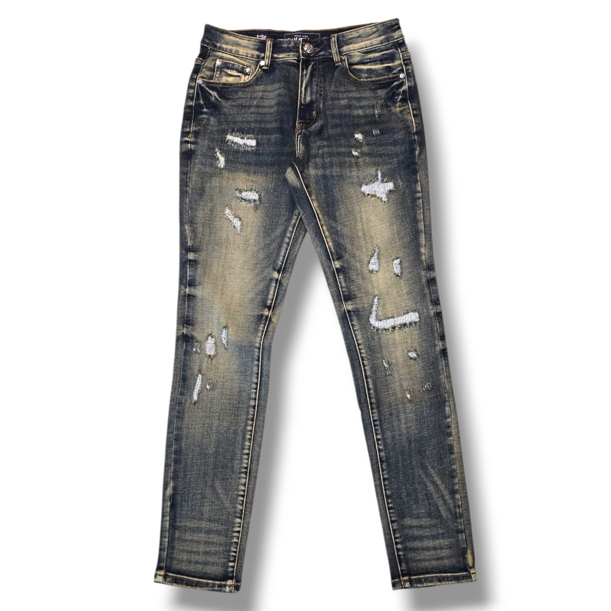 DMT-217 TAN BLUE MARCUS PREMIUM STRETCH DENIM