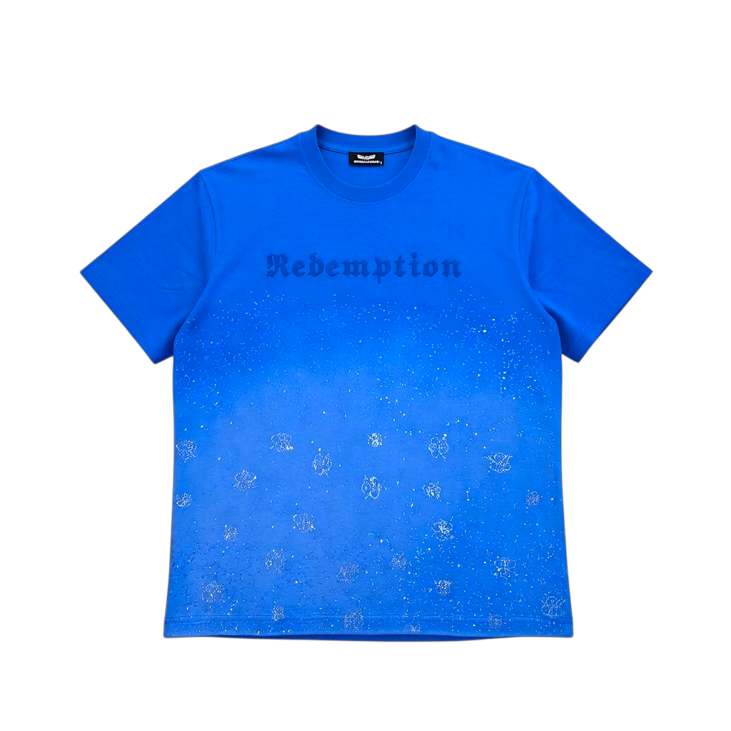 RST-120 ROYAL BLUE REELISTIK REDEMPTION DIAMOND HEAVY WEIGHT TEE