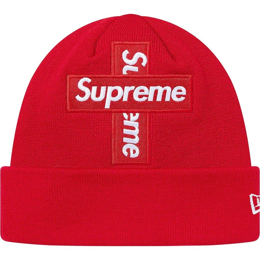 SUPREME CROSS BEANIE - RED