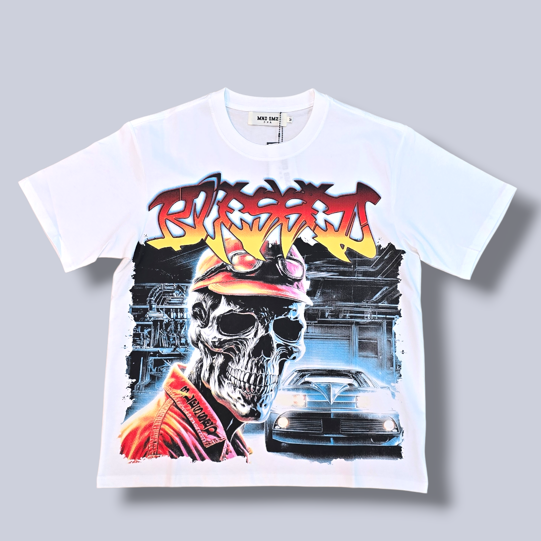 REVENGE TALK LESS  TEE - WHITE