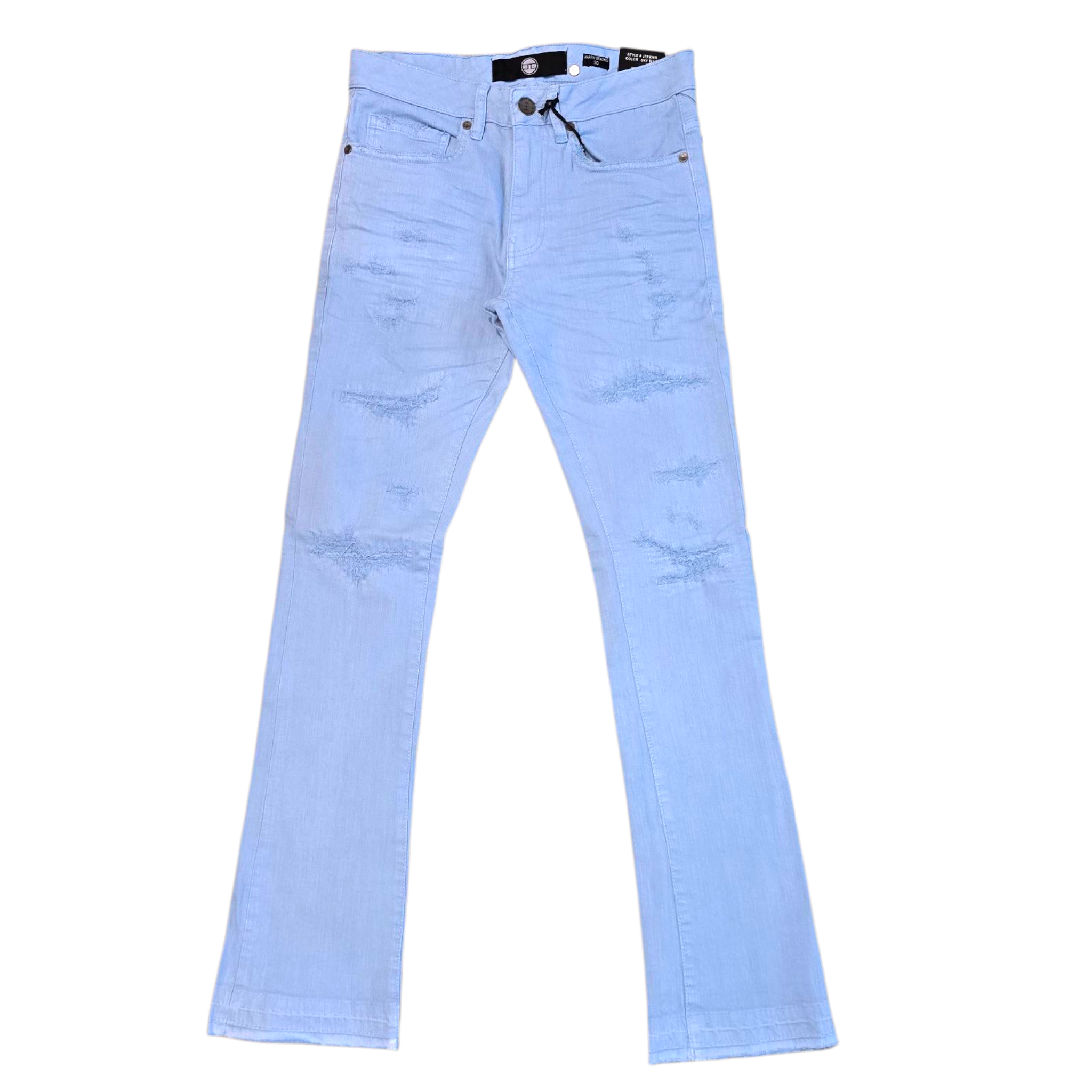 Martin Stacked Denim - Sky Blue