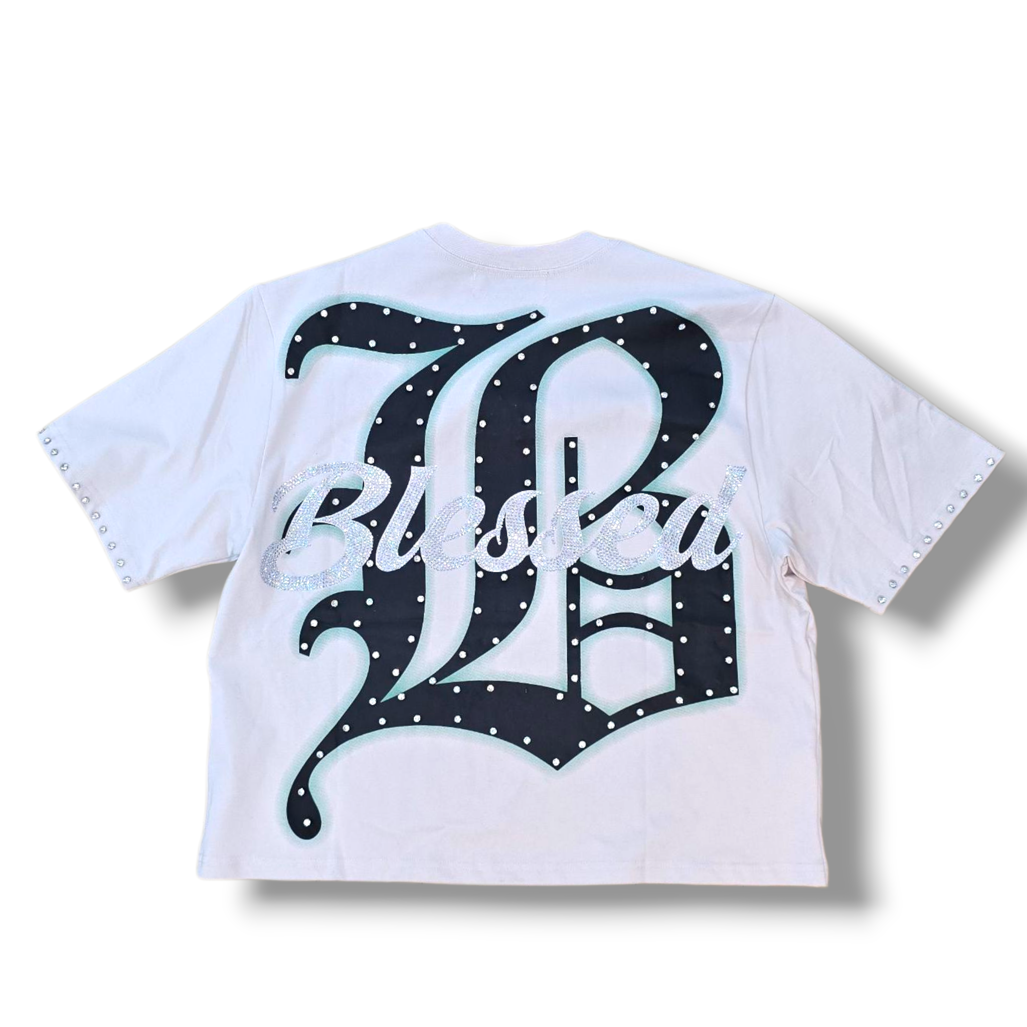 ANGEL OF LOVE BOXY FIT TEE - TAN