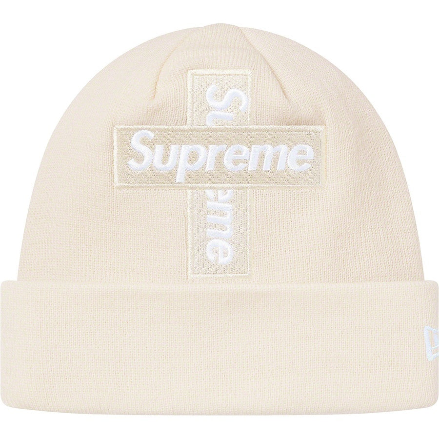 SUPREME CROSS BEANIE - OFF WHITE
