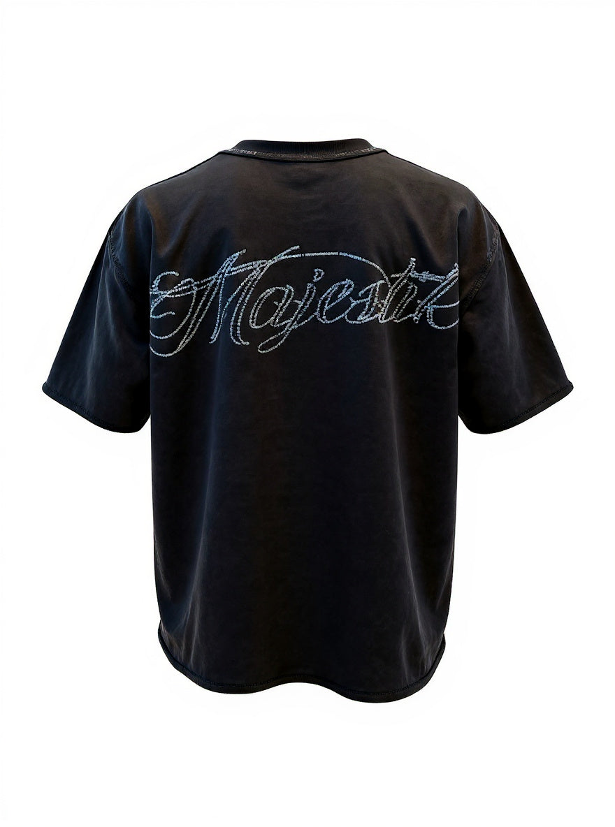 MAJESTIK FT2582 TEE -BLACK