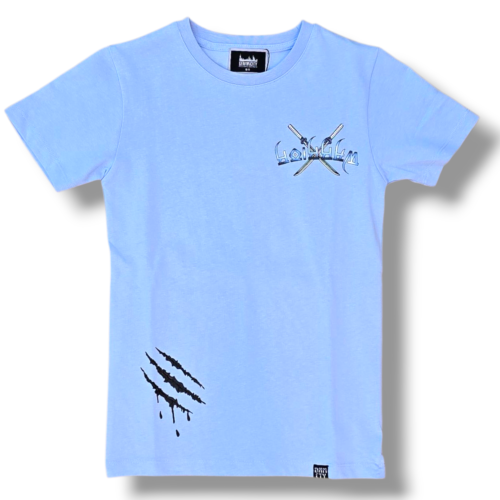 KIDS WARRIOR OF THE SEAS STONED OUT TSHIRT - BABY BLUE
