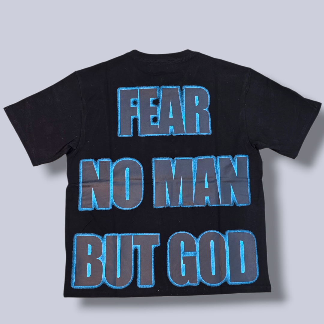 FEAR NO MAN TEE - BLACK