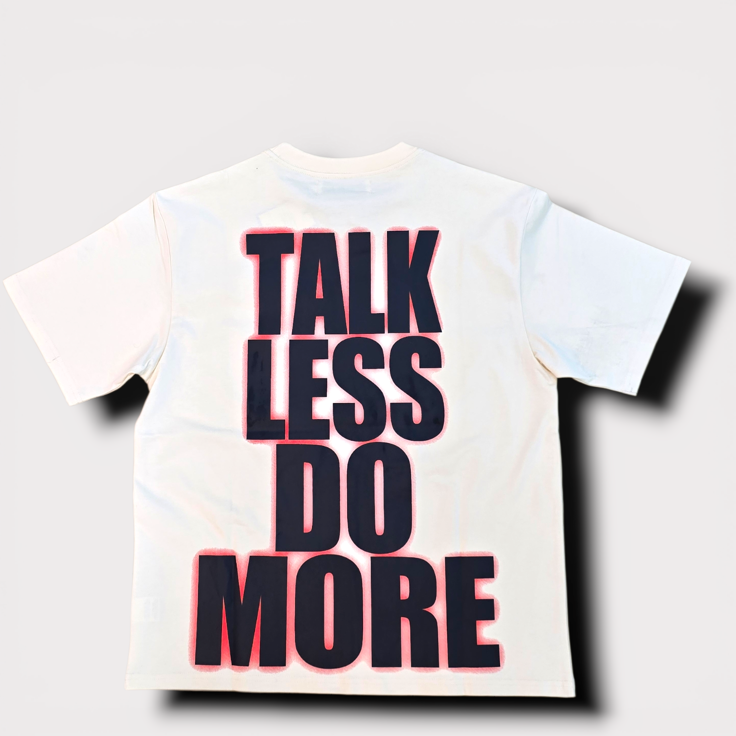 SPACE REVENGE TALK LESS  TEE - TAN