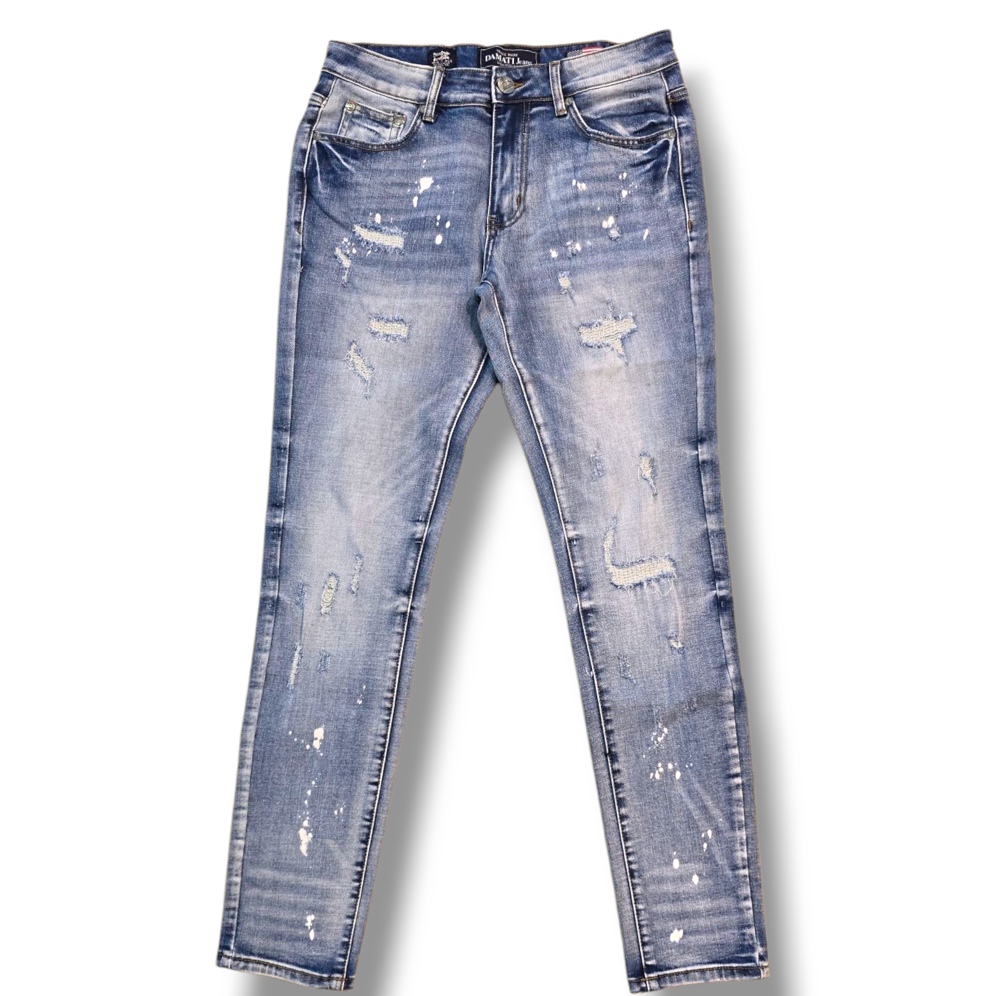 DMT-220 VINTAGE BLUE MARCUS PREMIUM STRETCH DENIM