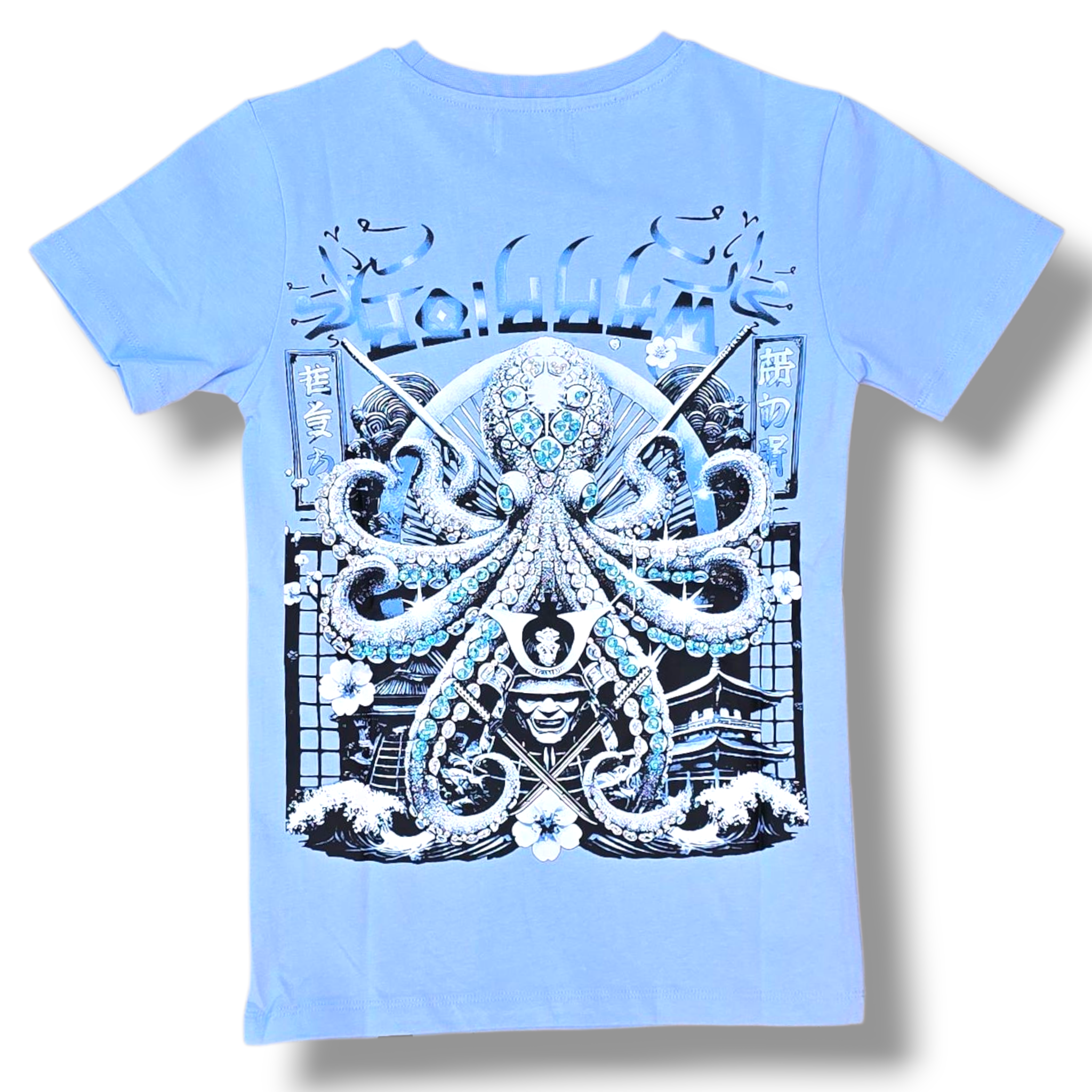 KIDS WARRIOR OF THE SEAS STONED OUT TSHIRT - BABY BLUE