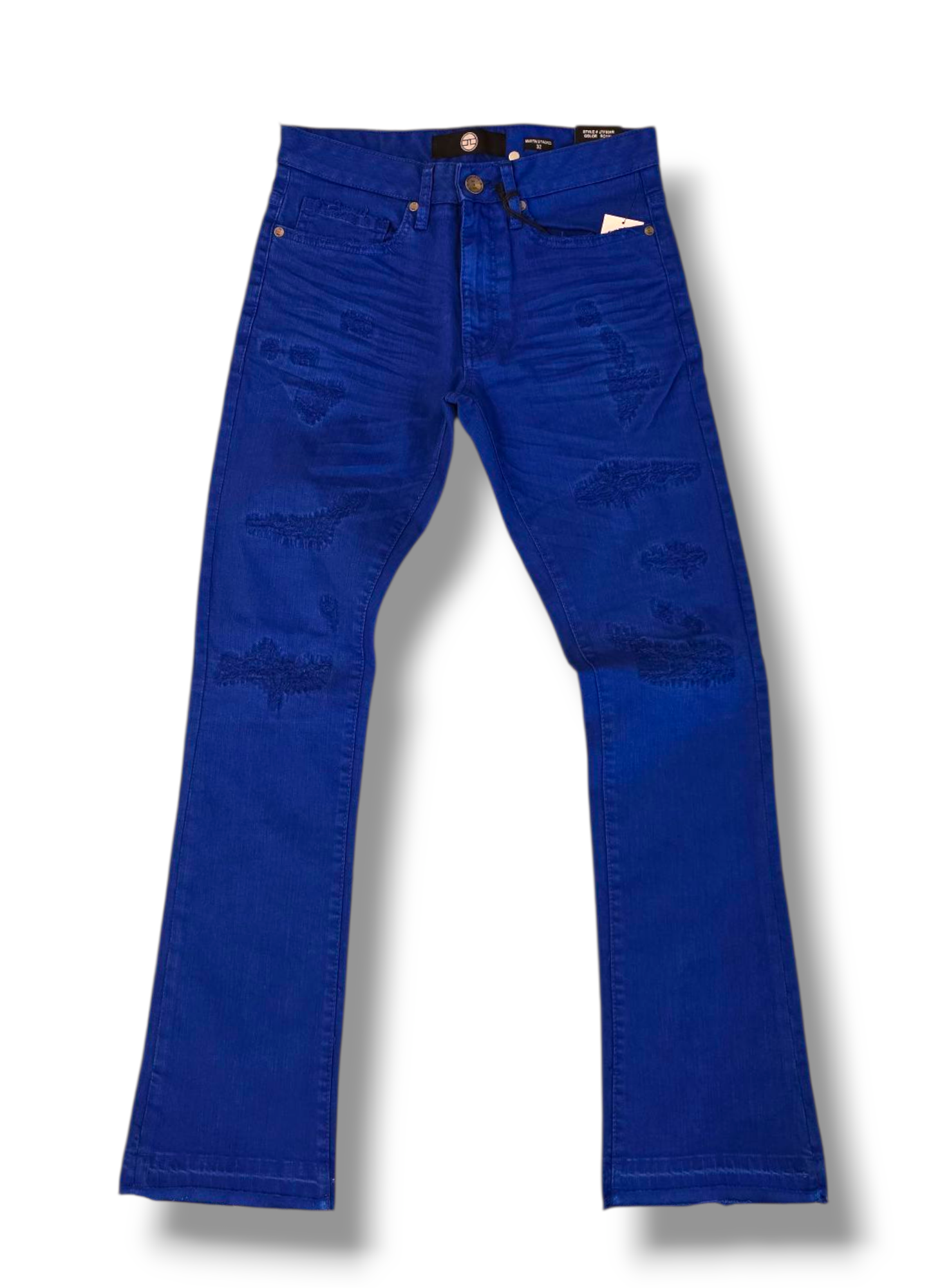 Martin Stacked Denim - Royal Blue