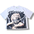 BLIND ANGEL BOXY FIT TEE - TAN