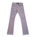 Martin Stacked Denim - Light Grey