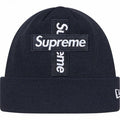 SUPREME CROSS BEANIE - NAVY