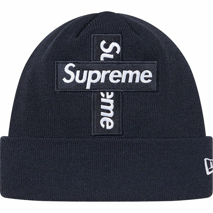 SUPREME CROSS BEANIE - NAVY