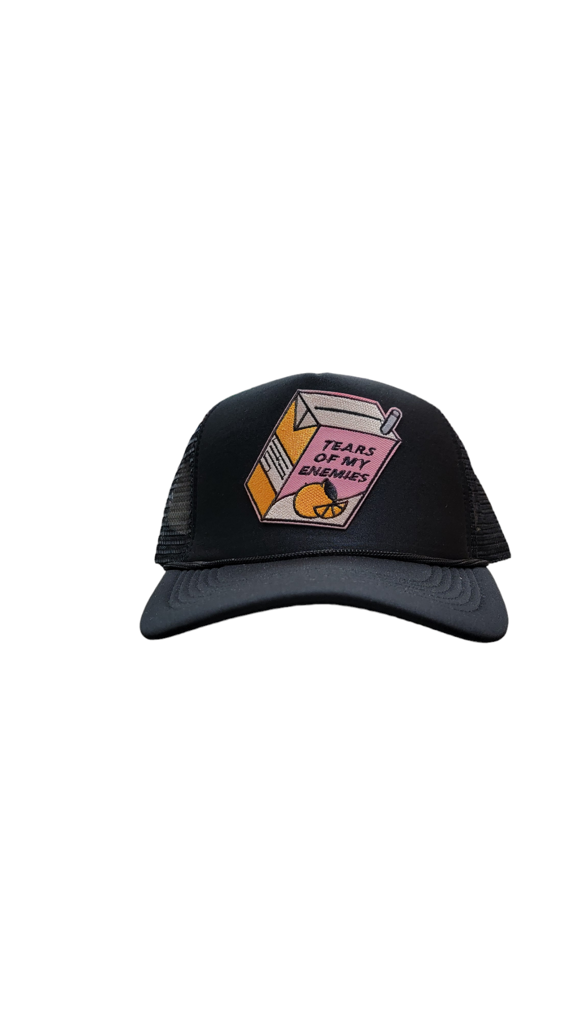 TEARS OF MY ENEMIES TRUCKER HAT-BLACK