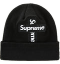 SUPREME CROSS BEANIE - BLACK