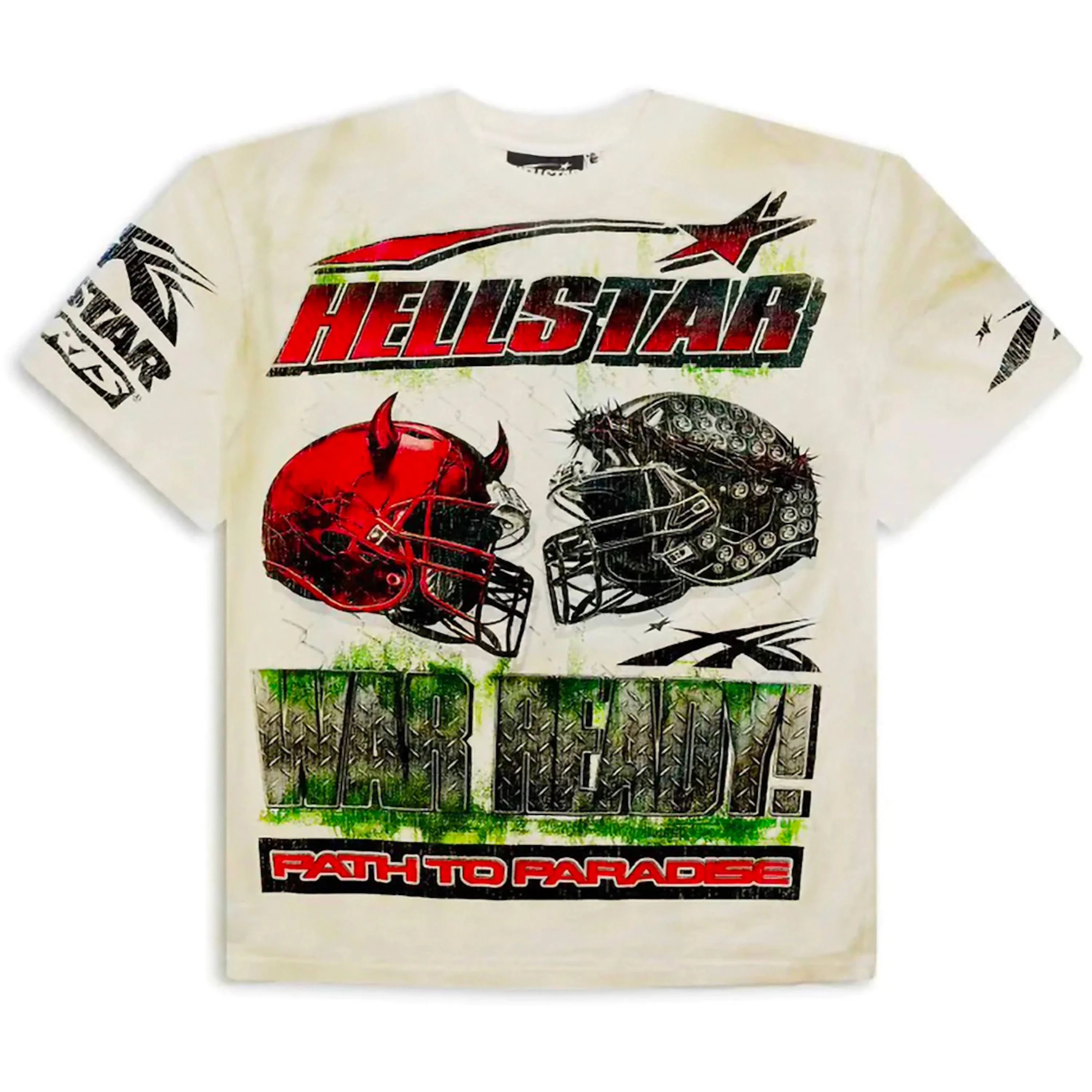 HELLSTAR WAR READY TEE-WHITE