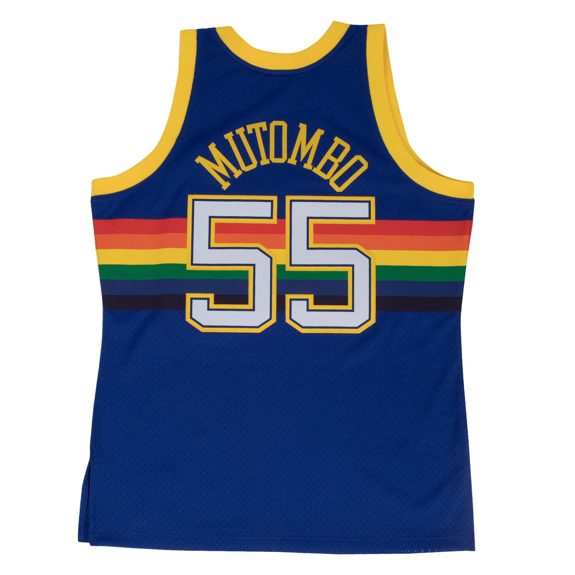 Swingman Jersey Denver Nuggets Road 1991-92 Dikembe Mutombo