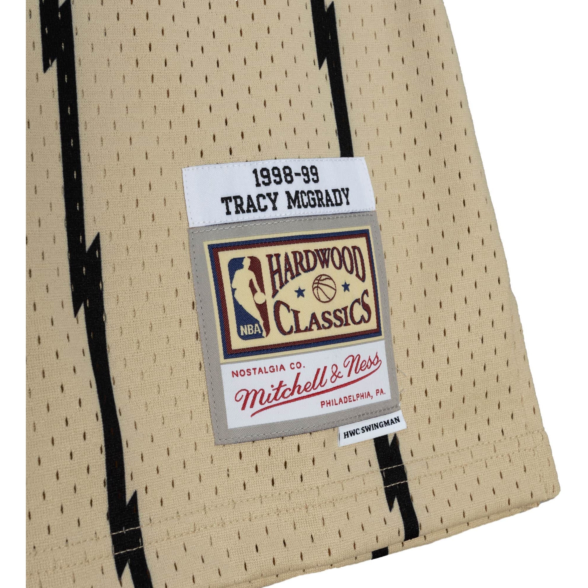 Khaki Black Swingman Tracy Mcgrady Toronto Raptors 1998-99 Jersey